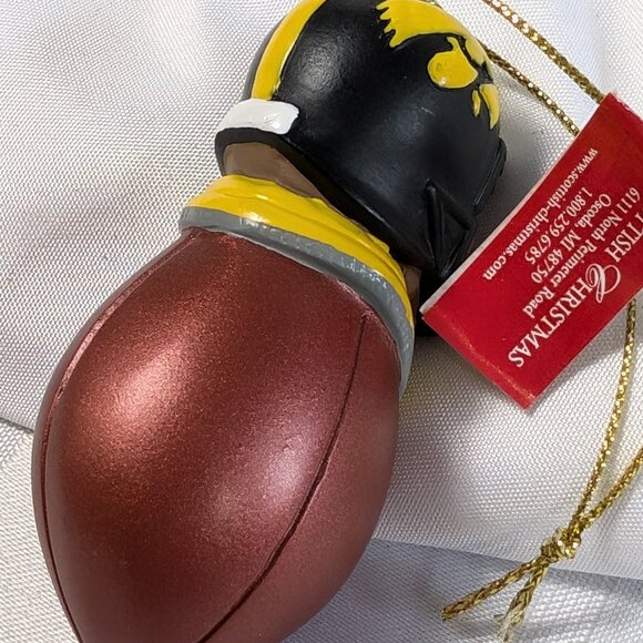 IOWA HAWKEYES NCAA UNIVERSITY FOOTBALL TEAM CHRISTMAS DECORATION NEW SPORTS - Picture 8 of 16